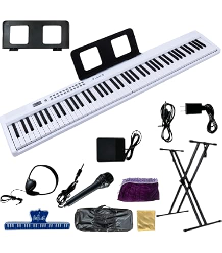 Amazon | トモイ TOMOI 電子ピアノ 88鍵盤 コンパクト 軽量 日本語表記